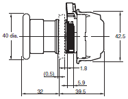 A22E / A22NE-P / A22NE-PD Dimensions 22 