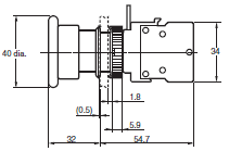 A22E / A22NE-P / A22NE-PD Dimensions 3 