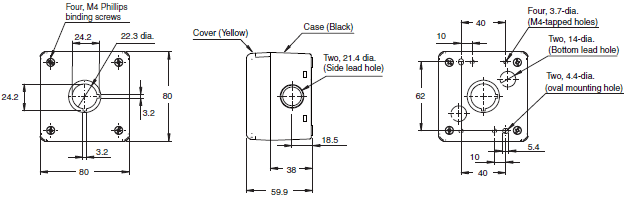 A22E / A22NE-P / A22NE-PD Dimensions 39 