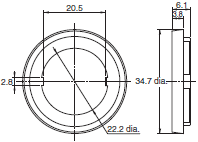 A22E / A22NE-P / A22NE-PD Dimensions 57 