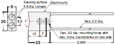 E32 Series Dimensions 220 