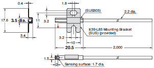 E32 Series Dimensions 326 