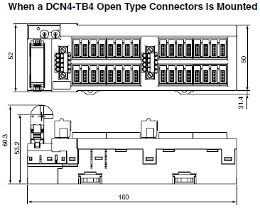 CRT1-[]D16S(-1) / []D32S(-1) / []D16SH(-1) / []D32SH(-1) Dimensions 8 CRT1-OD32S (-1)_Dim