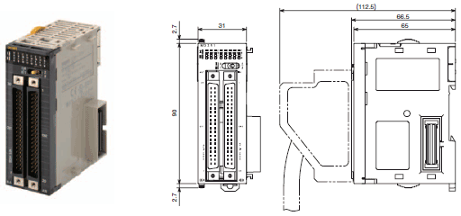 CJ1W-OC / OA / OD Dimensions 7 
