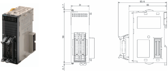 CJ1W-MD Dimensions 3 