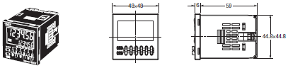 H5CX Dimensions 20 H5CX-BWSD-N_Dim1