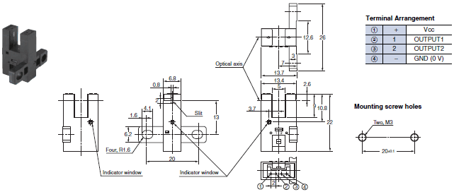EE-SX97 Dimensions 5 