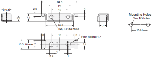 E3NC-L Dimensions 22 
