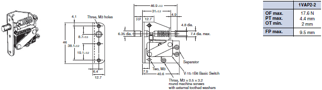 1ZAP2 / 1VAP2 Dimensions 6 1VAP2-2_Dim