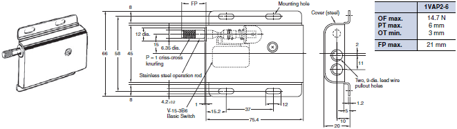 1ZAP2 / 1VAP2 Dimensions 8 1VAP2-6_Dim