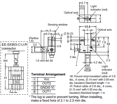 EE-SX95 Dimensions 6 