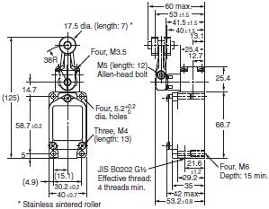 WL-N / WL Dimensions 16 