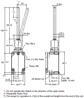 WL-N / WL Dimensions 36 