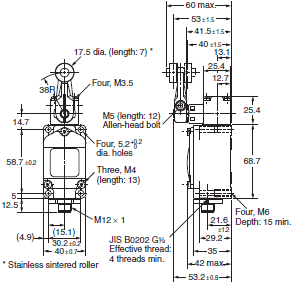 WL-N / WL Dimensions 55 