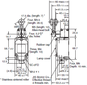 WL-N / WL Dimensions 82 