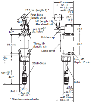 WL-N / WL Dimensions 83 
