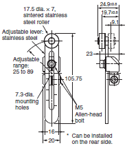 WL-N / WL Dimensions 100 