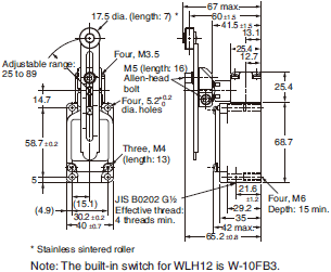 WL, WLM Dimensions 34 