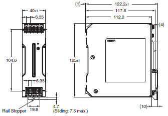 S8VK-T Dimensions 1 