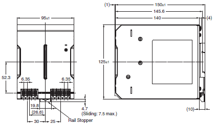 S8VK-T Dimensions 3 