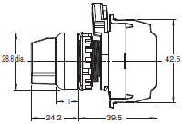 A22NS / A22NW Dimensions 11 