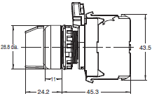 A22NS / A22NW Dimensions 12 