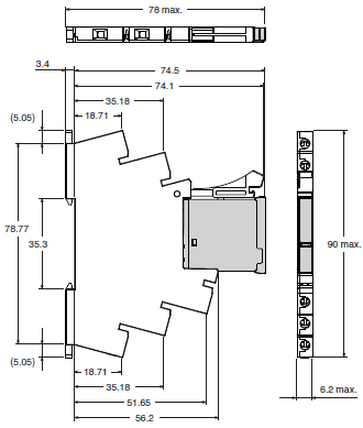 G2RV-SR Dimensions 7 