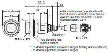E2E / E2EQ NEXT Series Dimensions 33 