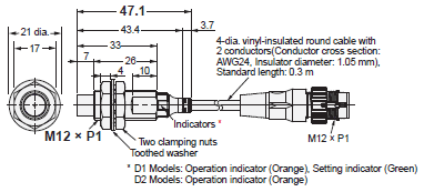 E2E / E2EQ NEXT Series Dimensions 37 
