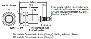 E2E / E2EQ NEXT Series Dimensions 44 