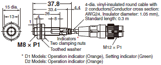 E2E / E2EQ NEXT Series Dimensions 47 