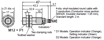 E2E / E2EQ NEXT Series Dimensions 54 