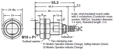 E2E / E2EQ NEXT Series Dimensions 23 