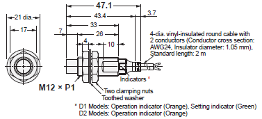 E2E / E2EQ NEXT Series Dimensions 27 