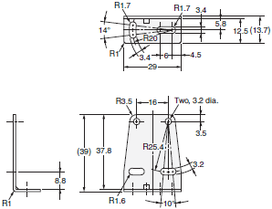 E3ZS Dimensions 6 
