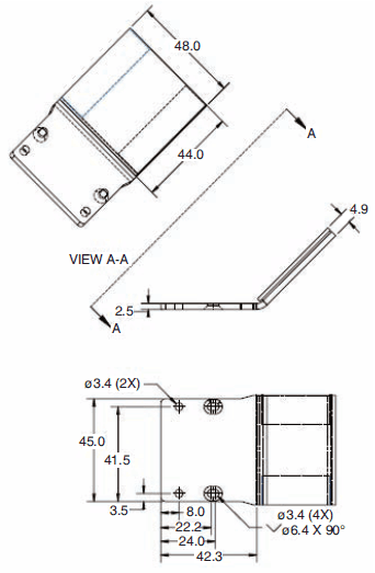 V430-F Series Dimensions 6 