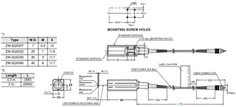 ZW-SQ Series Dimensions 1 