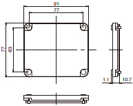FHV7 Series Dimensions 15 