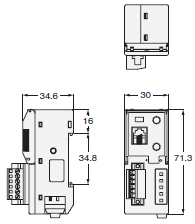 E3X-DRT21 / SRT21 / CIF11 Dimensions 6 E3X-SRT21_Dim