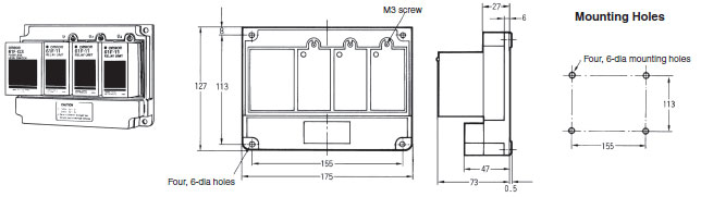 61F-G[] Dimensions 7 61F-G3_Dim