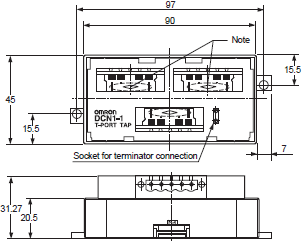 DeviceNet Peripheral Devices Dimensions 5 