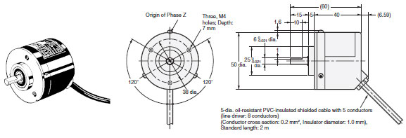E6C2-C Dimensions 3 