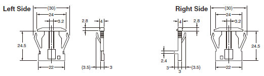 A7BS / A7BL Dimensions 25 A7B-M(-1)_Dim