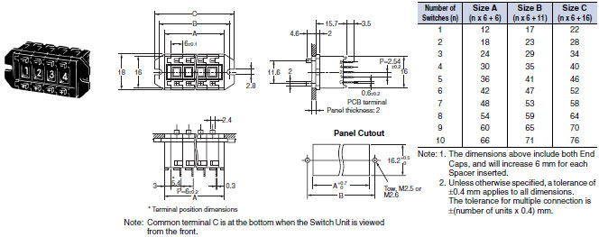 A7CN / A7CN-L Dimensions 3 A7CN-106-1_Dim