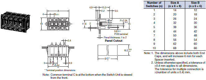 A7CN / A7CN-L Dimensions 5 A7CN-206(-1)_Dim