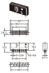 A7PS / A7PH Dimensions 15 A7PS/A7PH_Connectors_Dim3