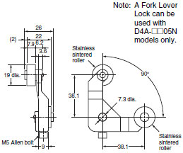 D4A-[]N Dimensions 70 D4A-E10_Dim