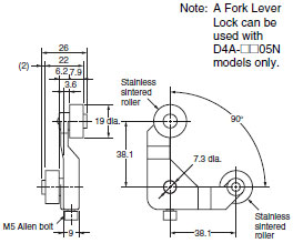 D4A-[]N Dimensions 71 D4A-E00_Dim
